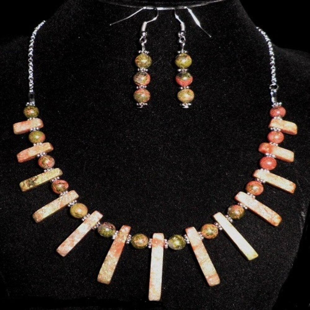 Unakite Fan Set